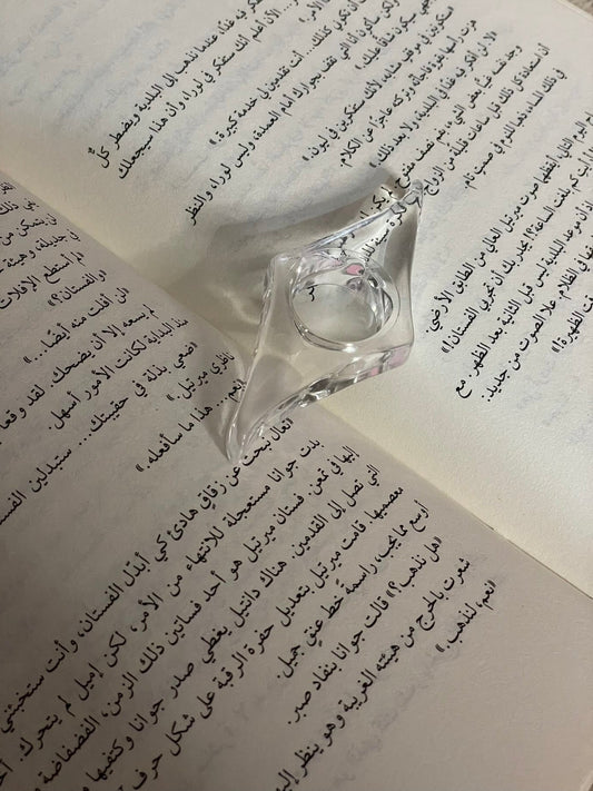 مثبت صفحات الكتاب (شفاف) متجر أنس للكتب