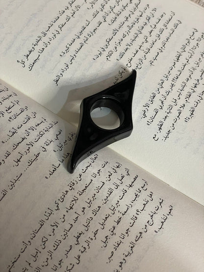 مثبت صفحات الكتاب (أسود) متجر أنس للكتب