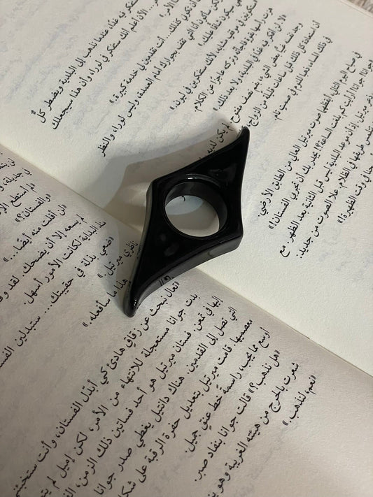 مثبت صفحات الكتاب (أسود) متجر أنس للكتب