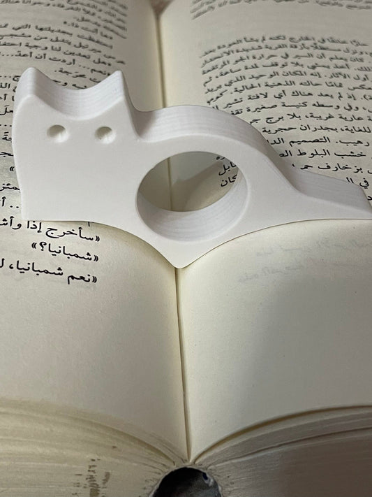 مثبت الصفحات للكتاب "القط الأبيض" متجر أنس للكتب