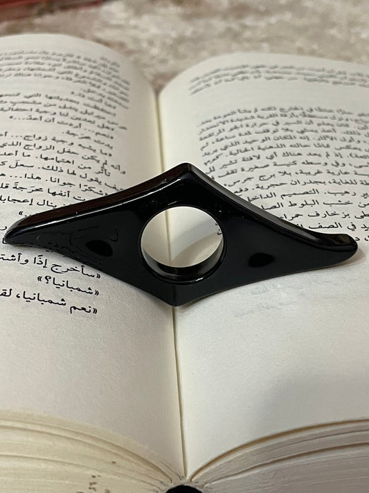 مثبت صفحات الكتاب (أسود) متجر أنس للكتب
